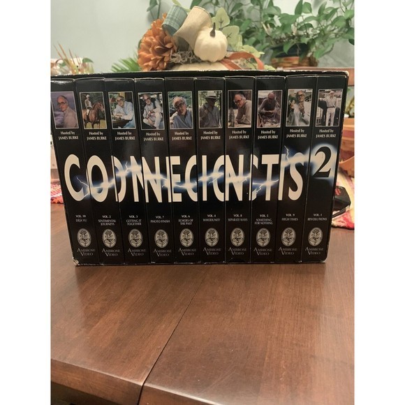 JAMES BURKE Other James Burke Connections 2 Vhs Box Set Rare